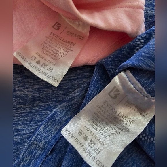 COPY - Buffbunny Tank Tops SET COORD Blue and Pink XL - Picture 2 of 2